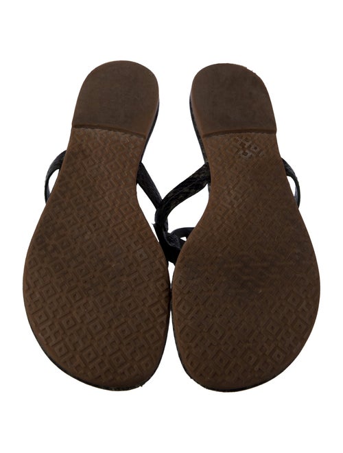 Tory Burch Snakeskin Slides