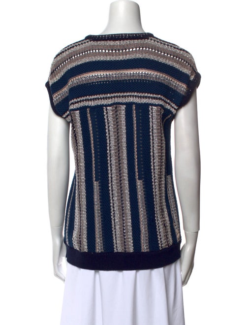 Tory Burch Striped Crew Neck Sweater