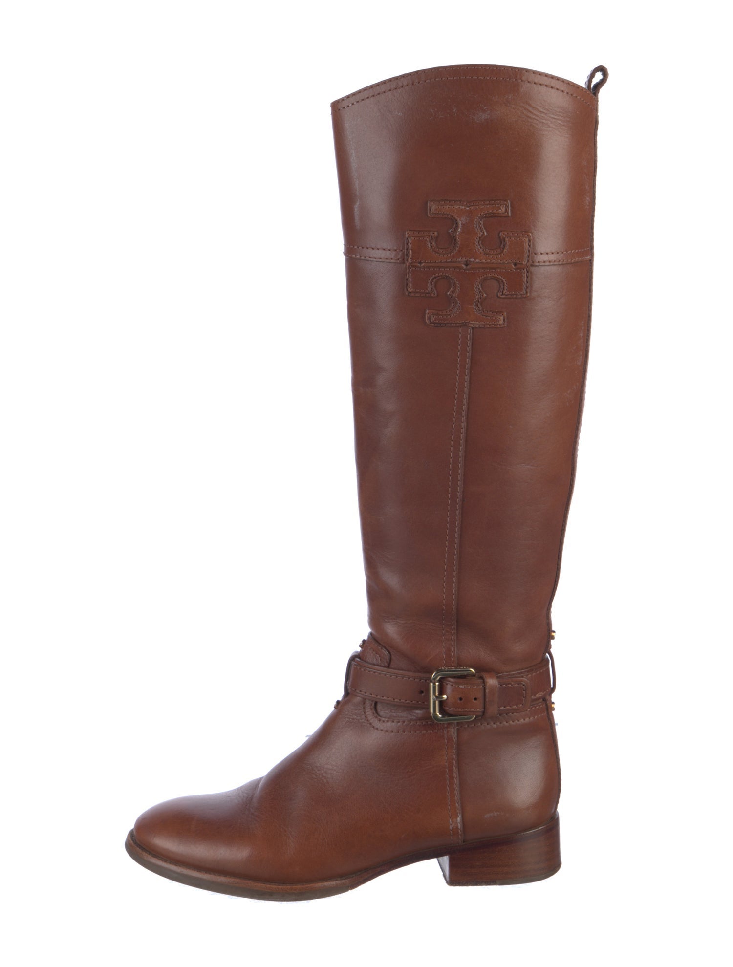 Tory Burch Leather Riding Boots
