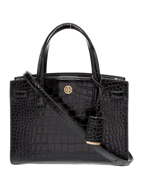 Tory Burch Embossed Leather Shoulder Bag