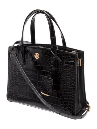Tory Burch Embossed Leather Shoulder Bag
