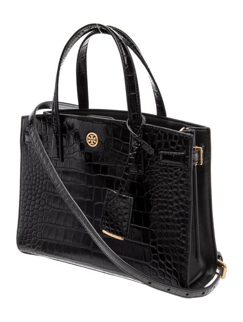 Tory Burch Embossed Leather Shoulder Bag