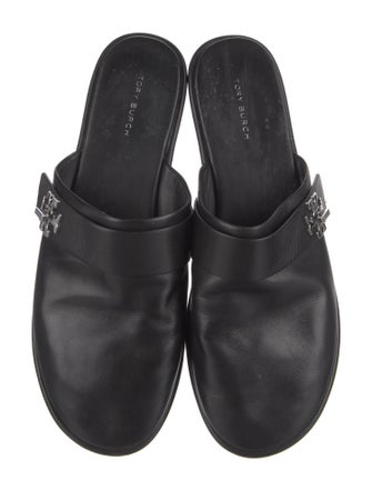 Tory Burch Leather Mules