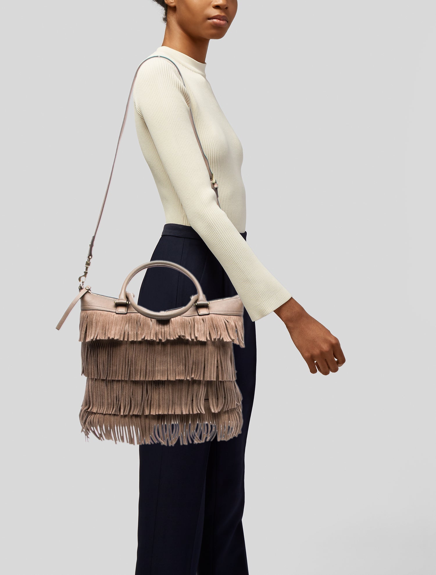 Tory Burch Suede Crossbody Bag