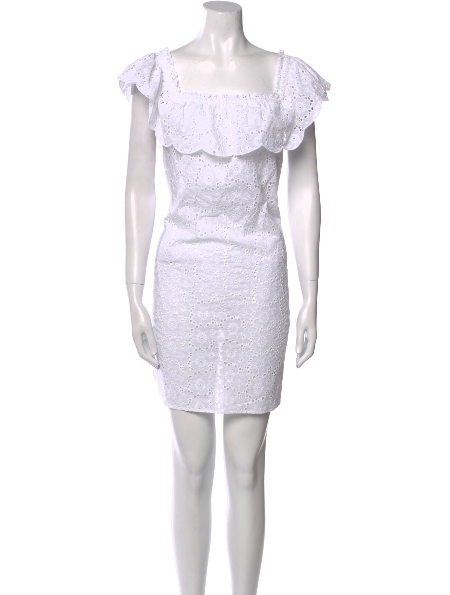 Tory Burch Square Neckline Mini Dress