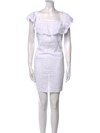 Tory Burch Square Neckline Mini Dress