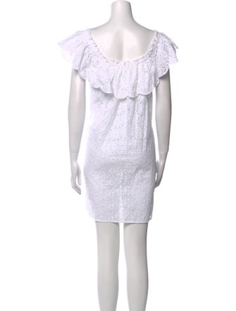 Tory Burch Square Neckline Mini Dress