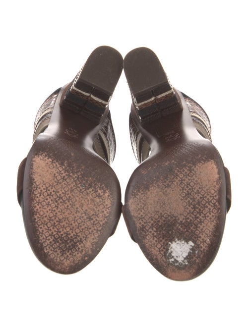 Tory Burch Suede Animal Print Slingback Pumps