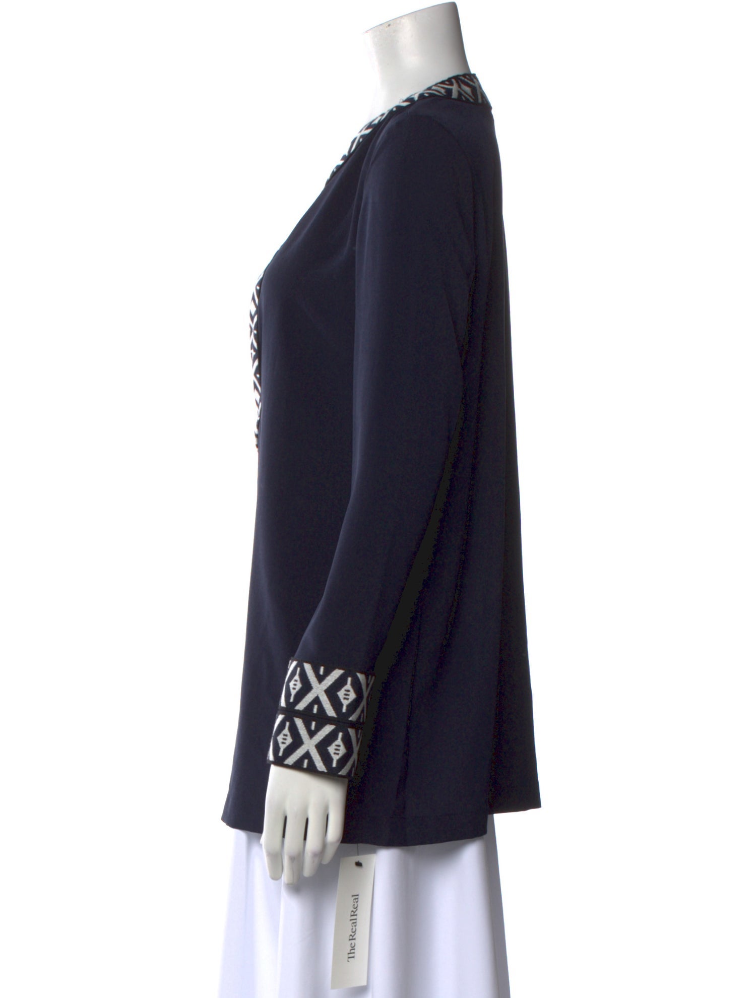Tory Burch V-Neck Long Sleeve Tunic