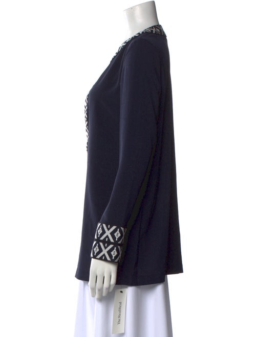 Tory Burch V-Neck Long Sleeve Tunic