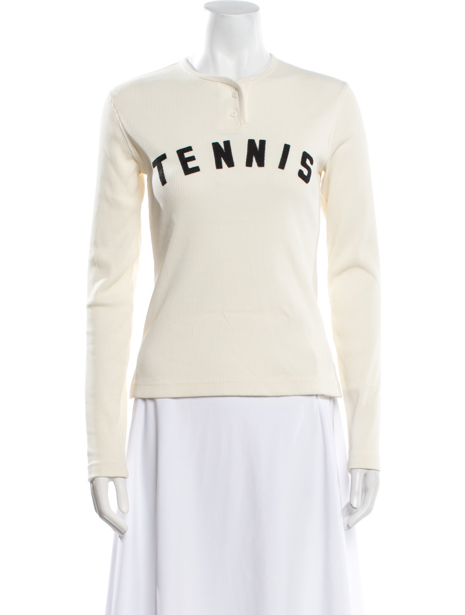 Tory Burch Graphic Print Crew Neck Sweatshirt