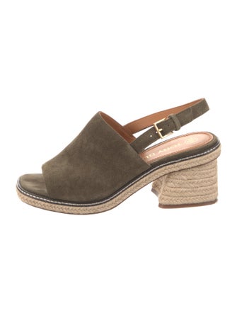 Tory Burch Suede Slingback Sandals