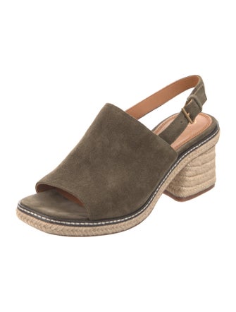 Tory Burch Suede Slingback Sandals