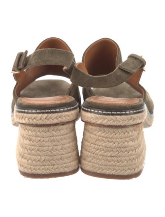 Tory Burch Suede Slingback Sandals