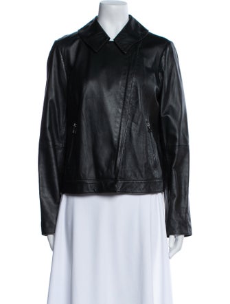 Tory Burch Leather Biker Jacket