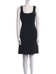 Tory Burch Square Neckline Knee-Length Dress