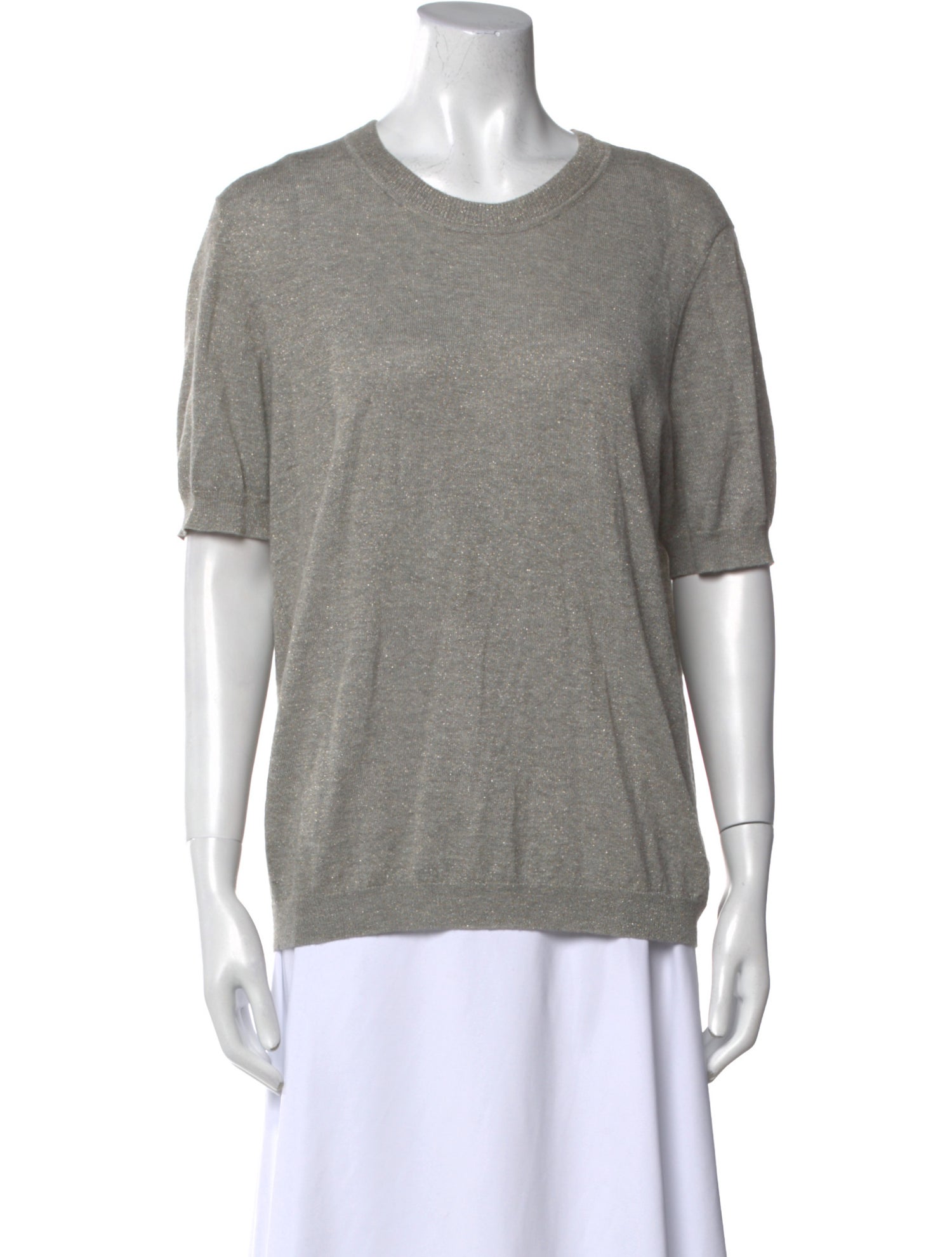 Tory Burch Crew Neck Short Sleeve T-Shirt