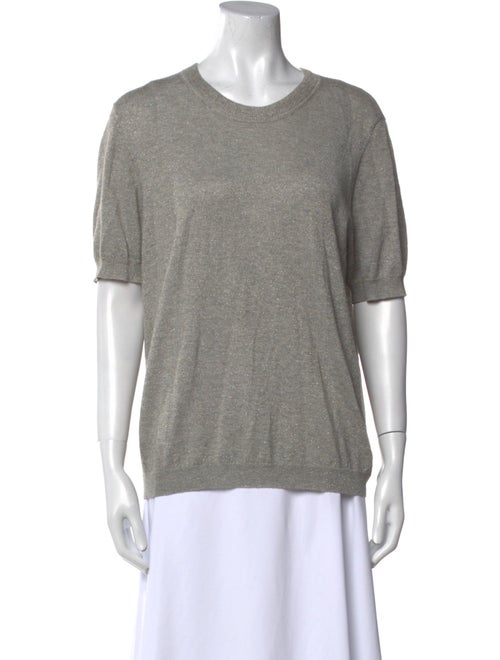 Tory Burch Crew Neck Short Sleeve T-Shirt
