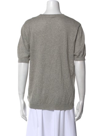 Tory Burch Crew Neck Short Sleeve T-Shirt
