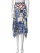 Tory Burch Printed Midi Length Skirt