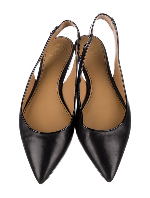 Tory Burch Leather Slingback Flats