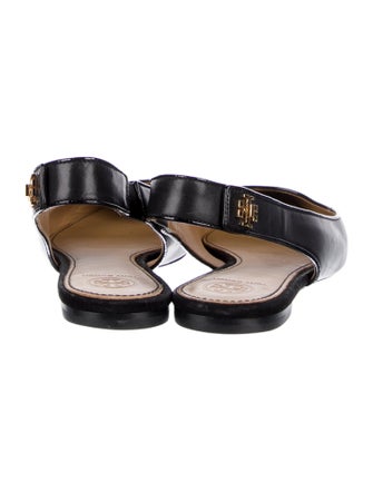 Tory Burch Leather Slingback Flats