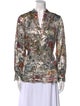 Tory Burch Silk Floral Print Blouse