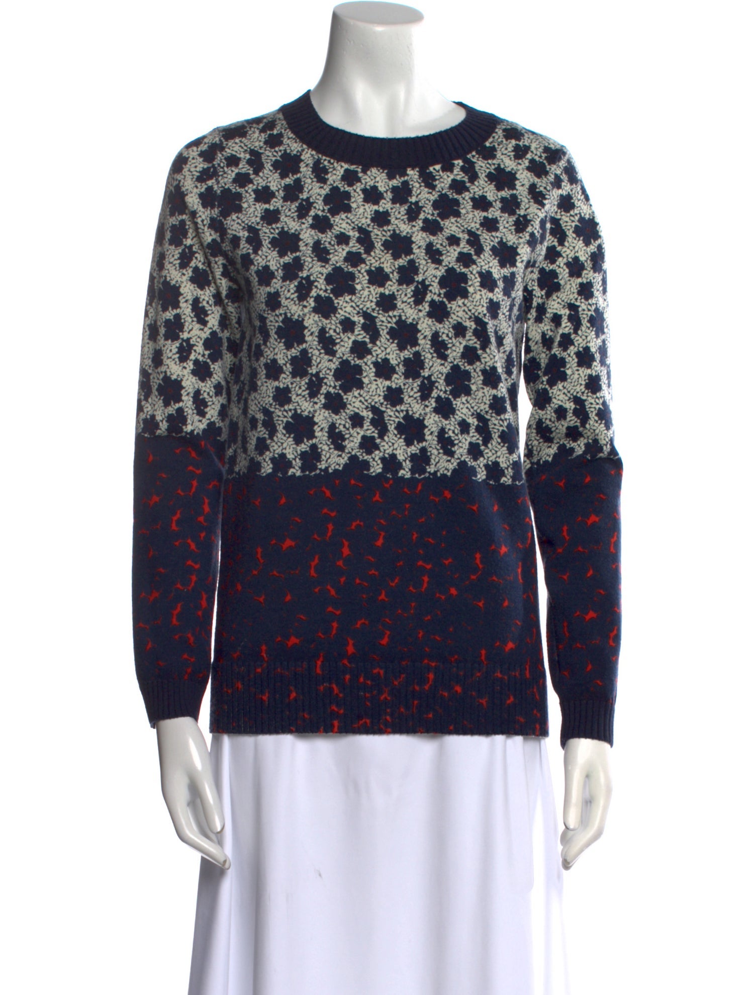 Tory Burch Wool Printed Sweater