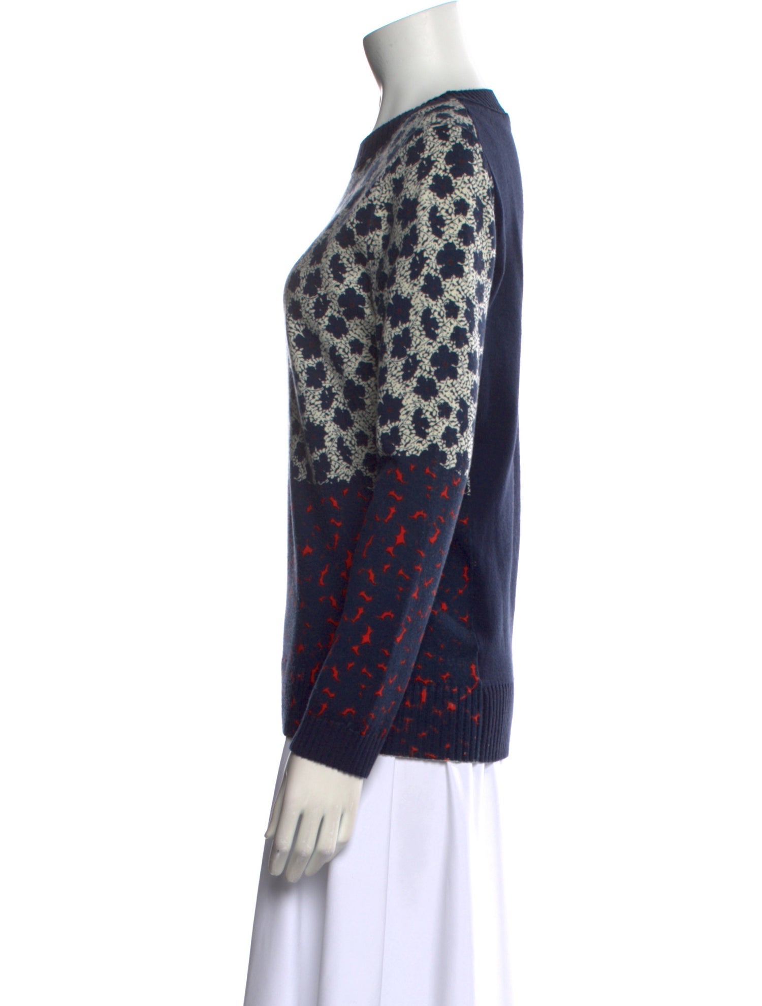 Tory Burch Wool Printed Sweater