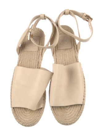Tory Burch Leather Espadrilles