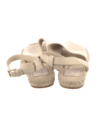 Tory Burch Leather Espadrilles