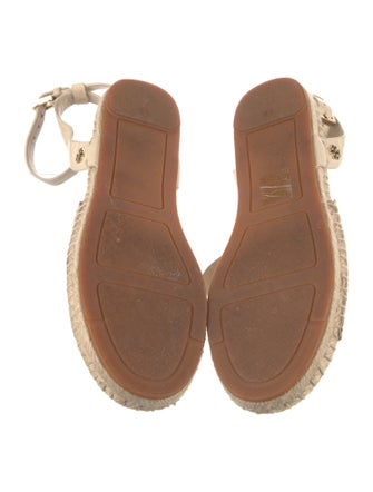Tory Burch Leather Espadrilles