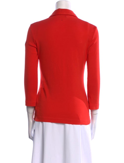 Tory Burch Three-Quarter Sleeve Polo