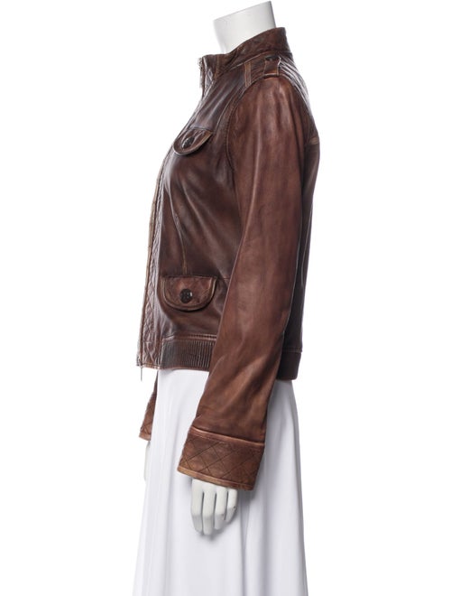 Tory Burch Leather Biker Jacket