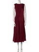 Tory Burch Scoop Neck Midi Length Dress