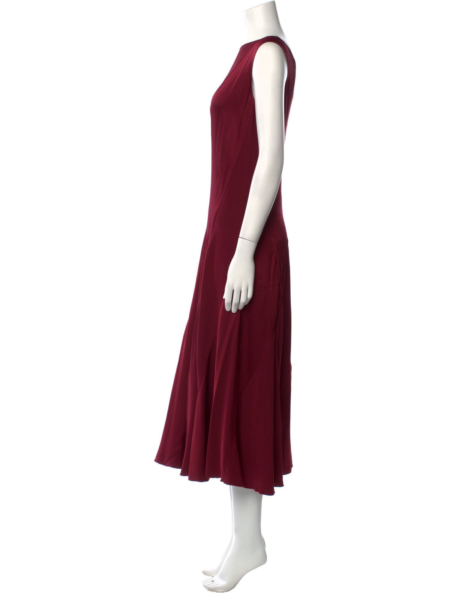 Tory Burch Scoop Neck Midi Length Dress