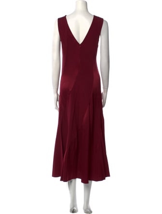 Tory Burch Scoop Neck Midi Length Dress
