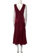 Tory Burch Scoop Neck Midi Length Dress