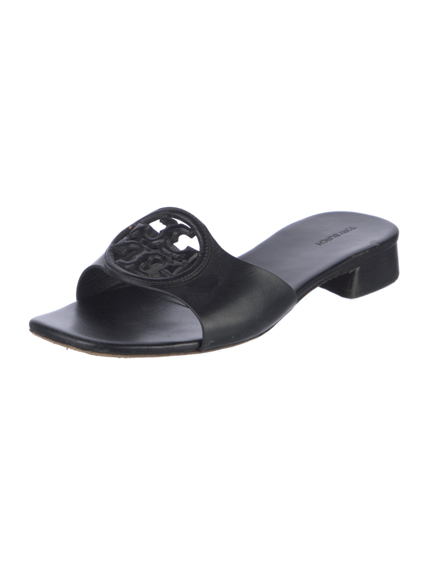 Tory Burch Leather Slides