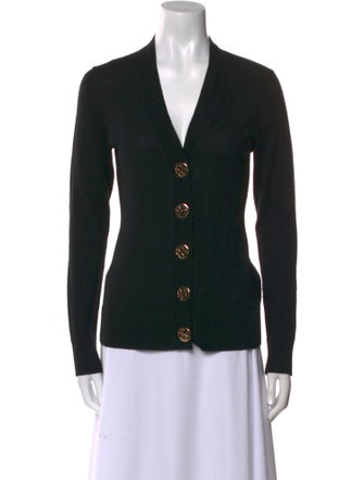 Tory Burch Merino Wool V-Neck Sweater