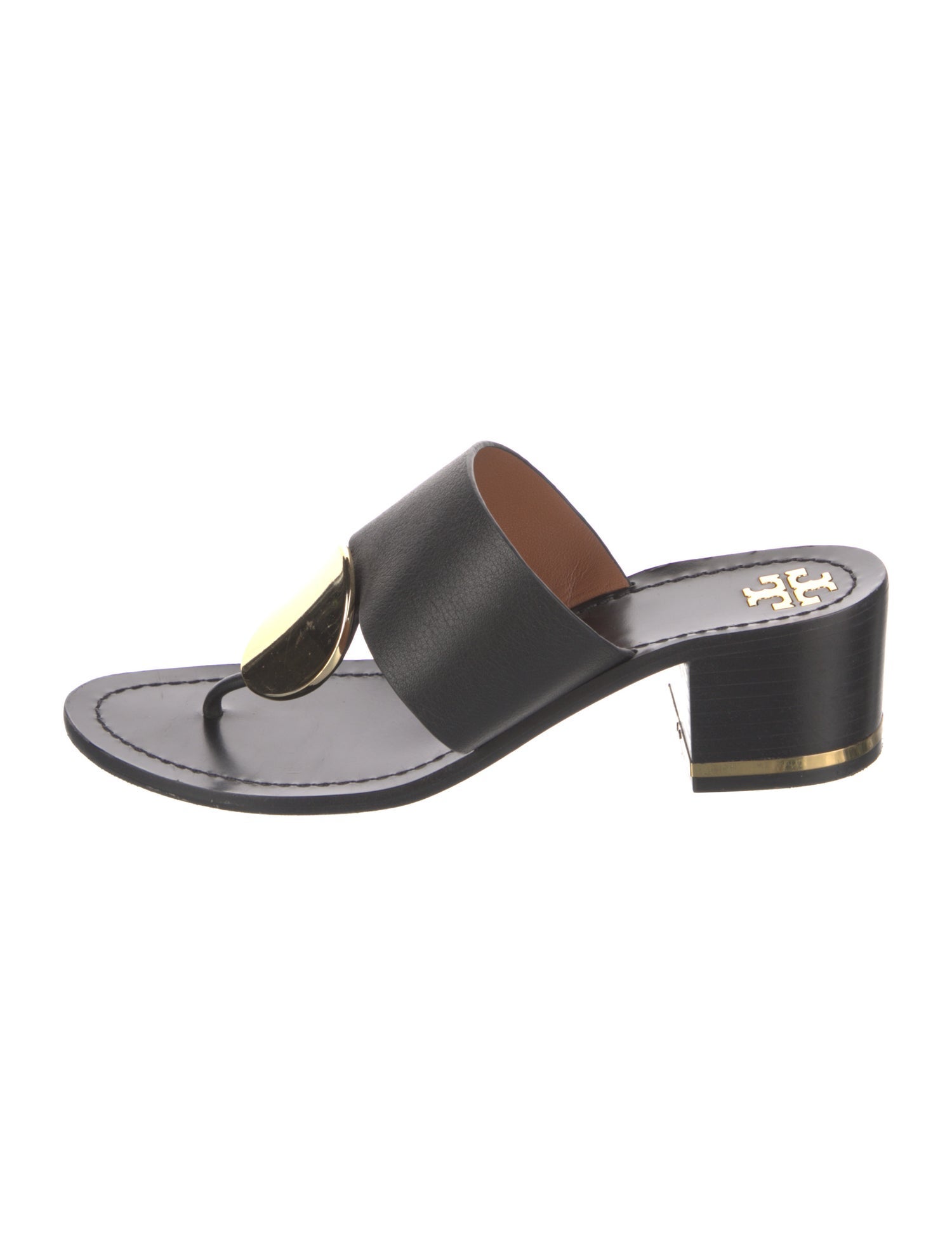 Tory Burch Leather Slides