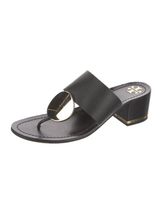 Tory Burch Leather Slides