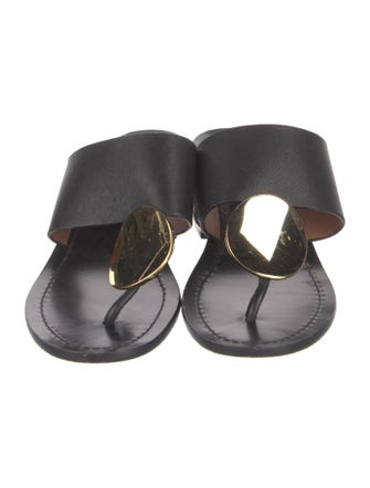 Tory Burch Leather Slides