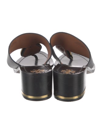 Tory Burch Leather Slides