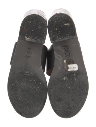 Tory Burch Leather Slides