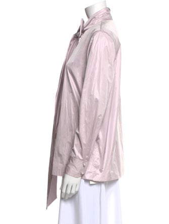 Tory Burch Long Sleeve Button-Up Top