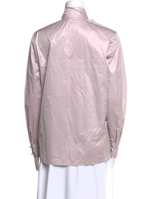 Tory Burch Long Sleeve Button-Up Top