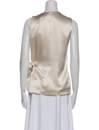 Tory Burch Crew Neck Sleeveless Top