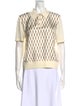 Tory Burch Merino Wool Printed Polo