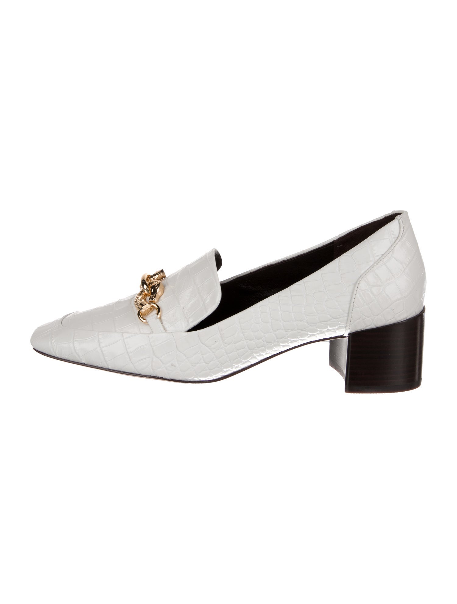 Tory Burch Embossed Leather Pumps